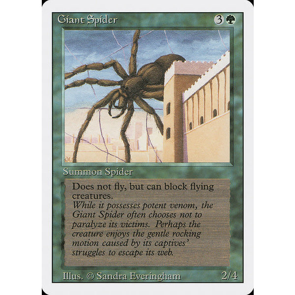 Magic: The Gathering Giant Spider (200) Lightly Played
