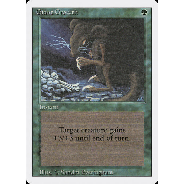 Magic: The Gathering Giant Growth (199) Moderately Played