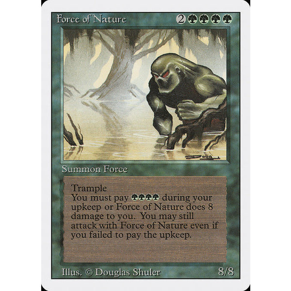 Magic: The Gathering Force of Nature (196) Damaged