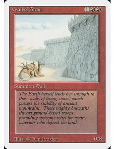 Magic: The Gathering Wall of Stone (184) Lightly Played