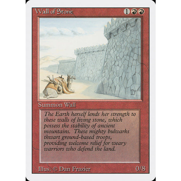 Magic: The Gathering Wall of Stone (184) Lightly Played