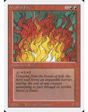 Magic: The Gathering Wall of Fire (183) Lightly Played
