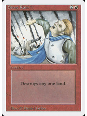 Magic: The Gathering Stone Rain (180) Moderately Played