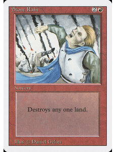 Magic: The Gathering Stone Rain (180) Moderately Played