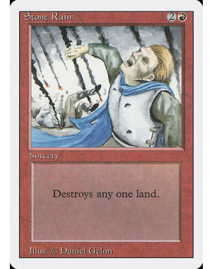 Magic: The Gathering Stone Rain (180) Moderately Played