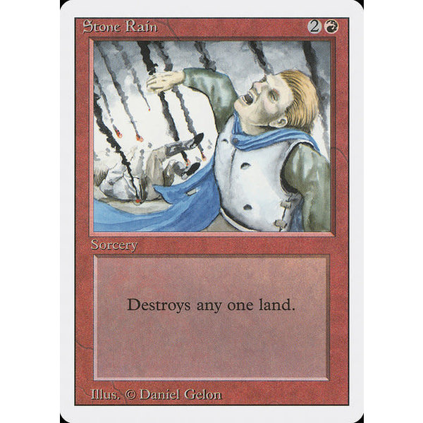 Magic: The Gathering Stone Rain (180) Moderately Played