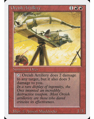 Magic: The Gathering Orcish Artillery (168) Lightly Played