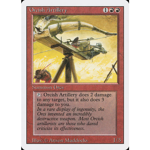 Magic: The Gathering Orcish Artillery (168) Lightly Played