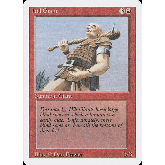 Magic: The Gathering Hill Giant (158) Moderately Played