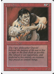 Magic: The Gathering Gray Ogre (157) Lightly Played