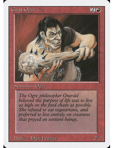 Magic: The Gathering Gray Ogre (157) Lightly Played