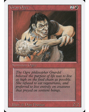 Magic: The Gathering Gray Ogre (157) Lightly Played