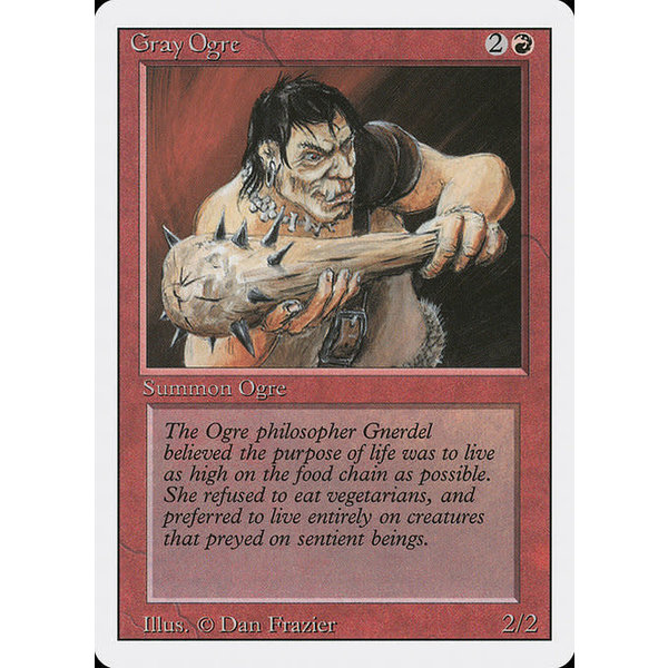 Magic: The Gathering Gray Ogre (157) Lightly Played