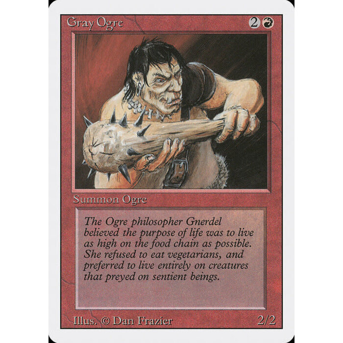 Magic: The Gathering Gray Ogre (157) Lightly Played