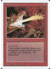 Magic: The Gathering Firebreathing (151) Lightly Played