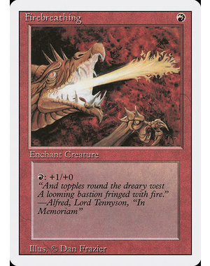 Magic: The Gathering Firebreathing (151) Lightly Played