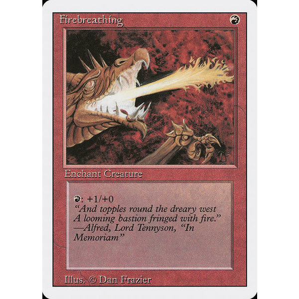 Magic: The Gathering Firebreathing (151) Lightly Played
