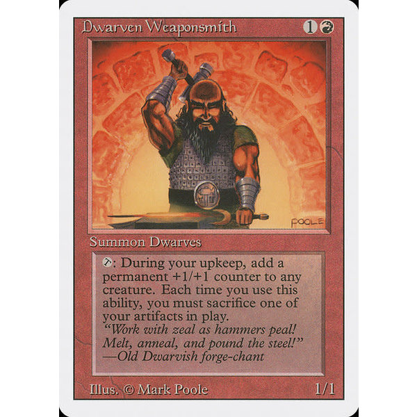 Magic: The Gathering Dwarven Weaponsmith (145) Lightly Played