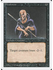 Magic: The Gathering Weakness (136) Lightly Played
