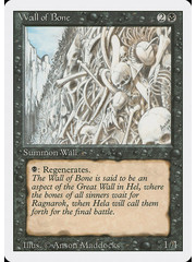 Magic: The Gathering Wall of Bone (134) Lightly Played