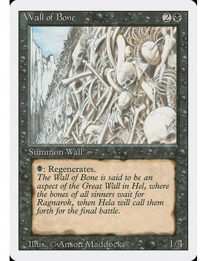 Magic: The Gathering Wall of Bone (134) Lightly Played