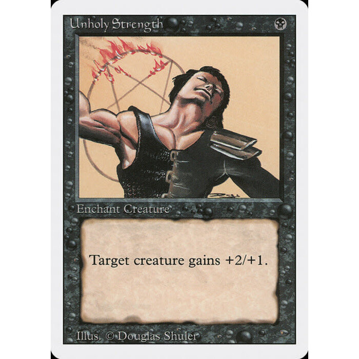 Magic: The Gathering Unholy Strength (133) Moderately Played