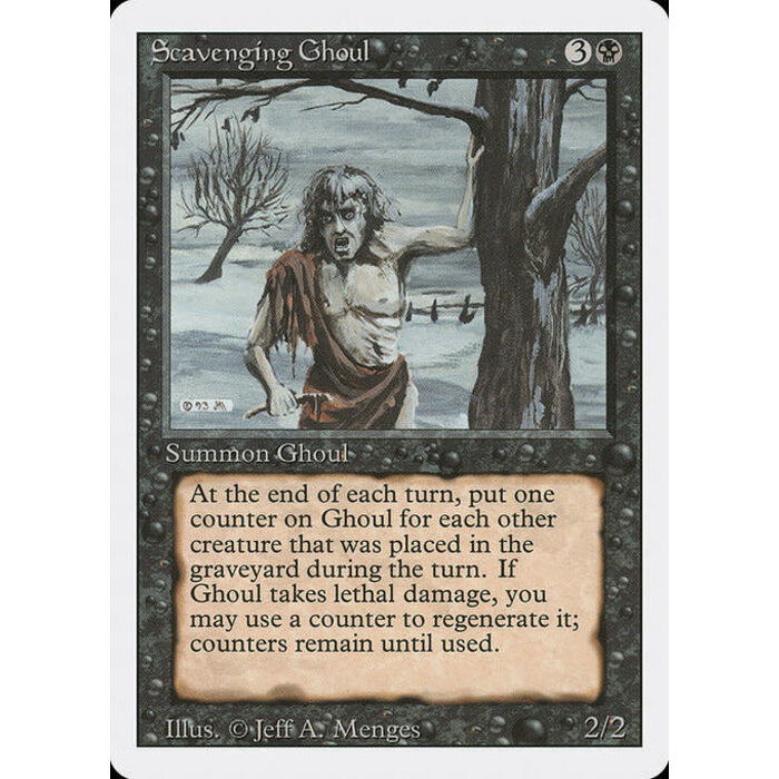 Magic: The Gathering Scavenging Ghoul (128) Lightly Played