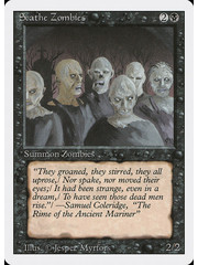 Magic: The Gathering Scathe Zombies (127) Lightly Played