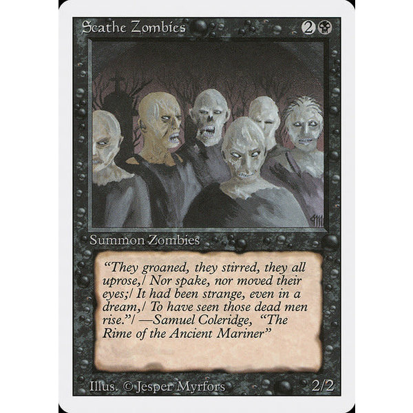 Magic: The Gathering Scathe Zombies (127) Lightly Played