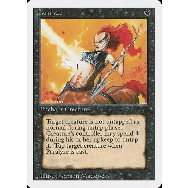Magic: The Gathering Paralyze (121) Lightly Played