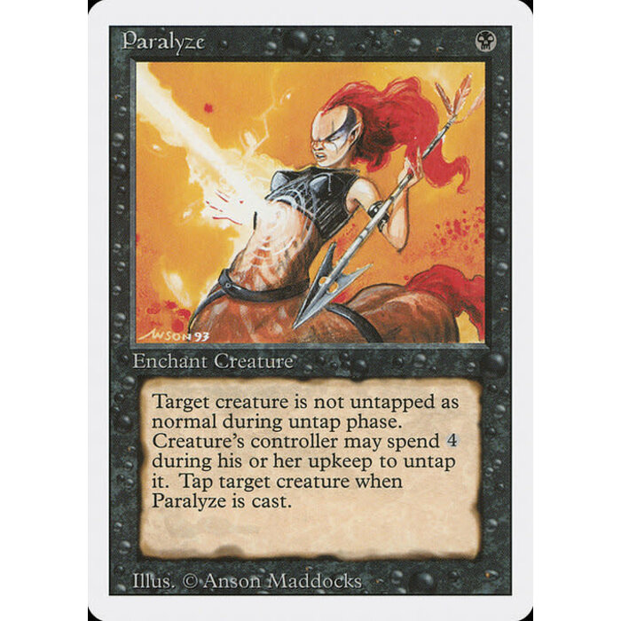 Magic: The Gathering Paralyze (121) Lightly Played
