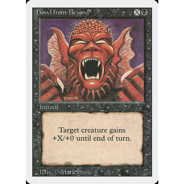 Magic: The Gathering Howl from Beyond (114) Heavily Played