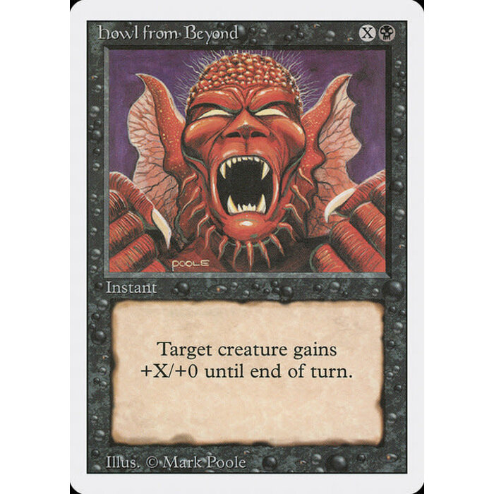 Magic: The Gathering Howl from Beyond (114) Heavily Played