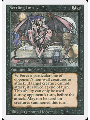 Magic: The Gathering Nettling Imp (119) Moderately Played