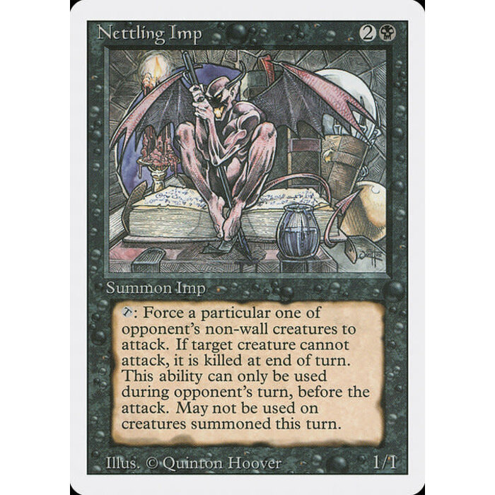 Magic: The Gathering Nettling Imp (119) Moderately Played