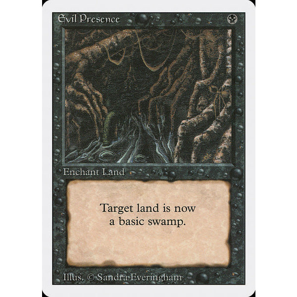 Magic: The Gathering Evil Presence (110) Lightly Played