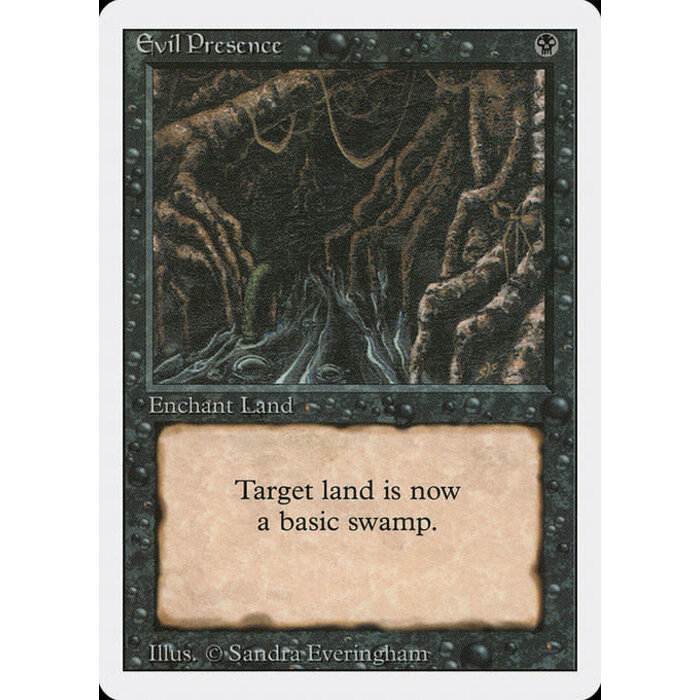Magic: The Gathering Evil Presence (110) Lightly Played