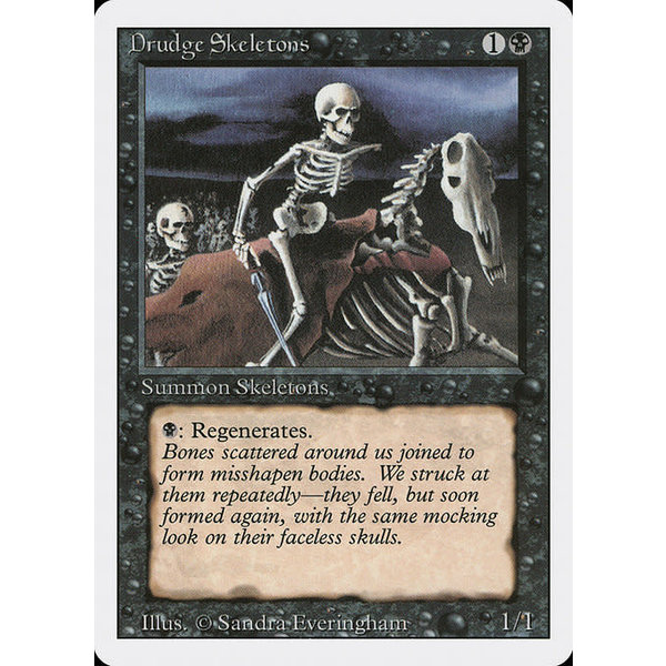 Magic: The Gathering Drudge Skeletons (107) Moderately Played