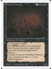 Magic: The Gathering Demonic Hordes (104) Lightly Played