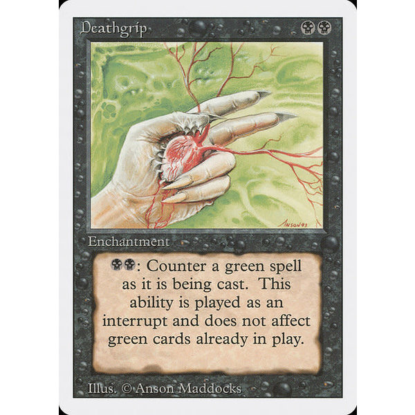 Magic: The Gathering Deathgrip (101) Lightly Played