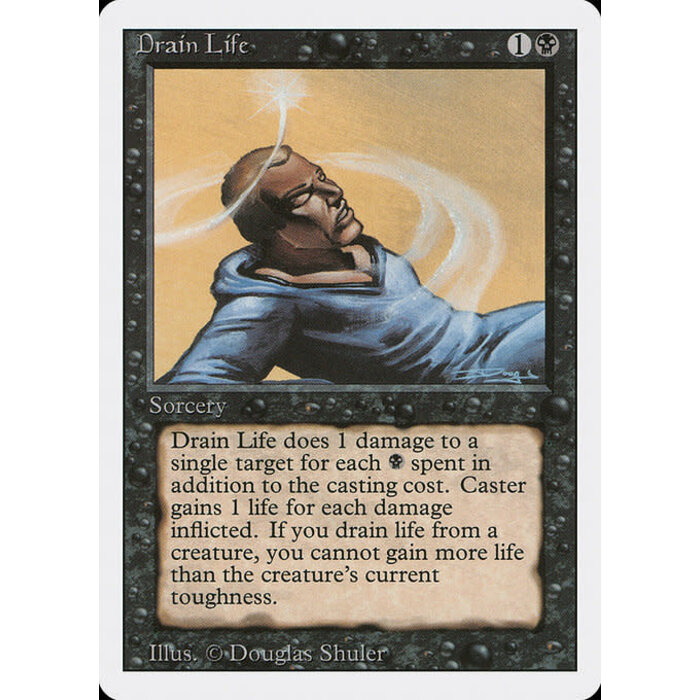 Magic: The Gathering Drain Life (106) Lightly Played
