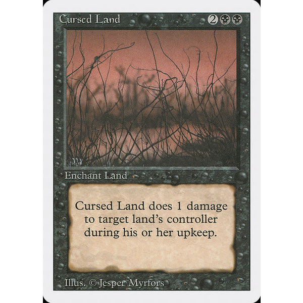 Magic: The Gathering Cursed Land (098) Lightly Played