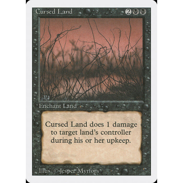Magic: The Gathering Cursed Land (098) Lightly Played