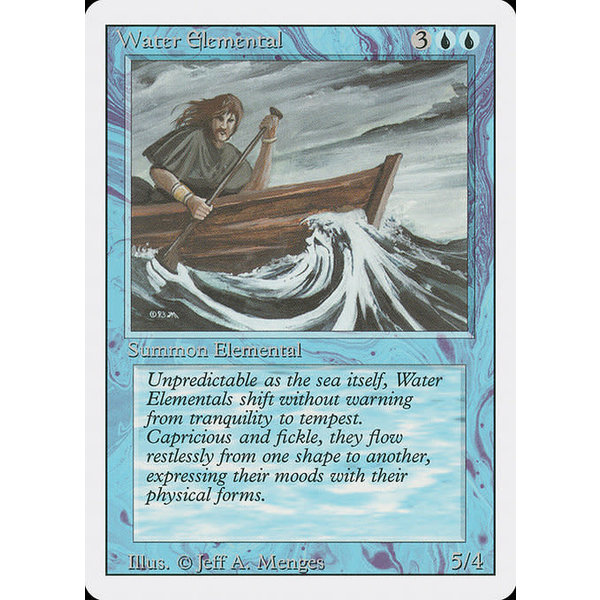 Magic: The Gathering Water Elemental (092) Moderately Played