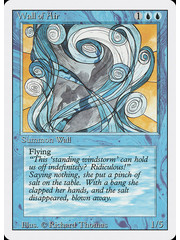 Magic: The Gathering Wall of Air (090) Lightly Played
