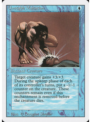 Magic: The Gathering Unstable Mutation (086) Moderately Played