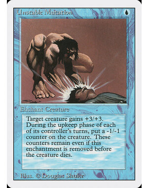 Magic: The Gathering Unstable Mutation (086) Moderately Played