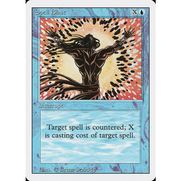 Magic: The Gathering Spell Blast (082) Moderately Played