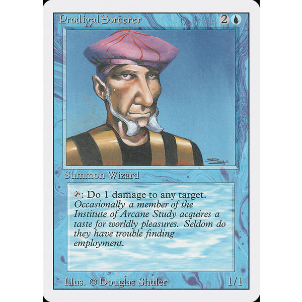 Magic: The Gathering Prodigal Sorcerer (075) Moderately Played