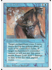 Magic: The Gathering Power Leak (073) Lightly Played